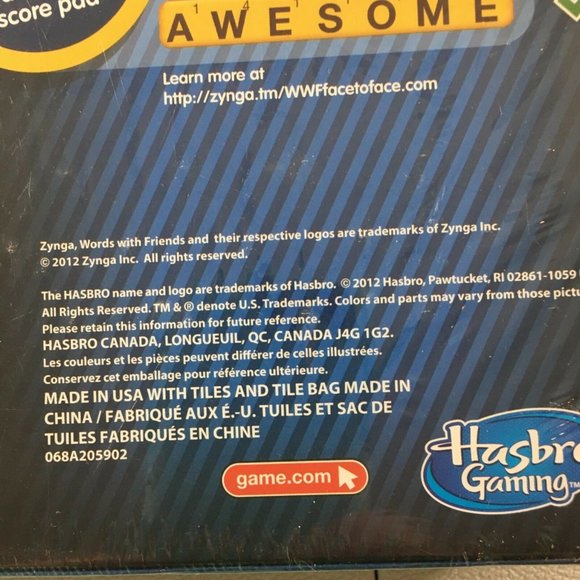 Words with Friends Board Game Zynga Party - Picture 5 of 9